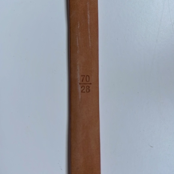 LOUIS VUITTON BLUSH PINK NAPPA SLIM BOW BELT MADE IN SPAIN - Picture 6 of 7